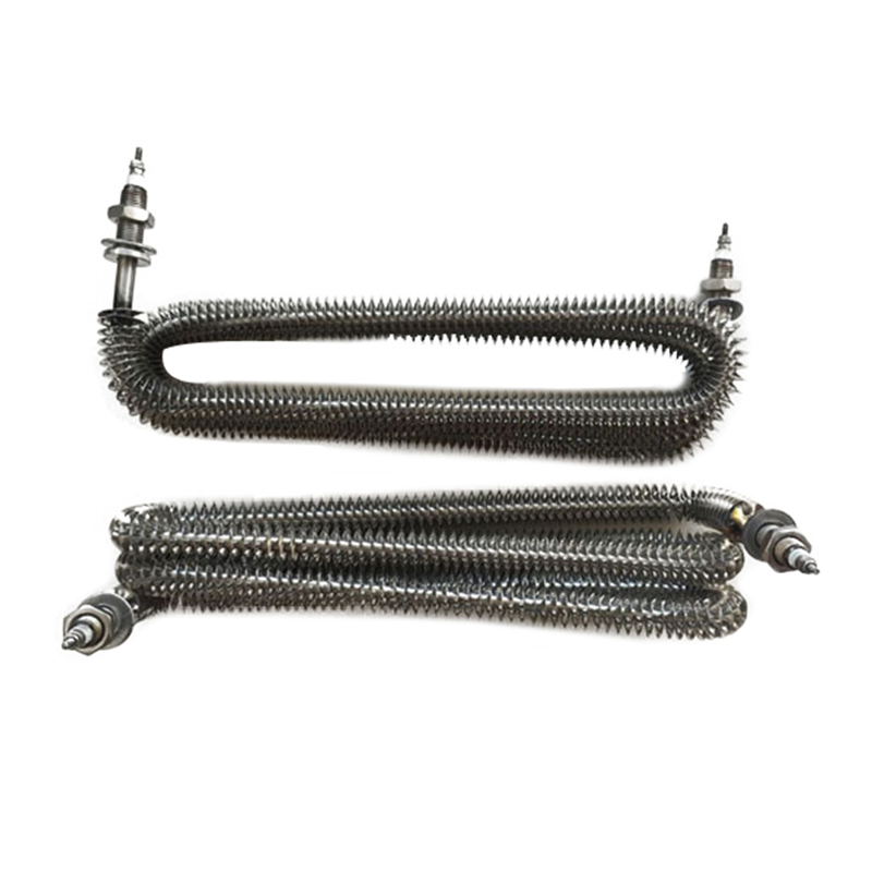 Calentador tubular con aletas Calentador tubular con aletas