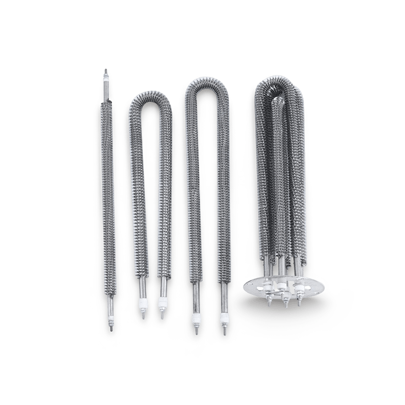 Calentador tubular con aletas Calentador tubular