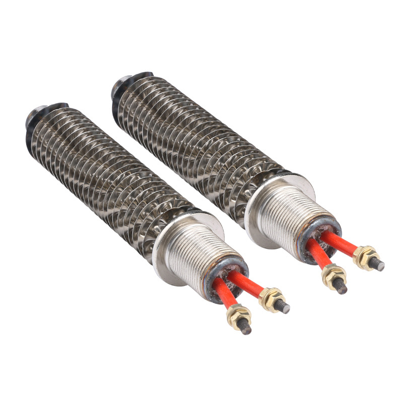 Calentador tubular con aletas Calentador tubular con aletas